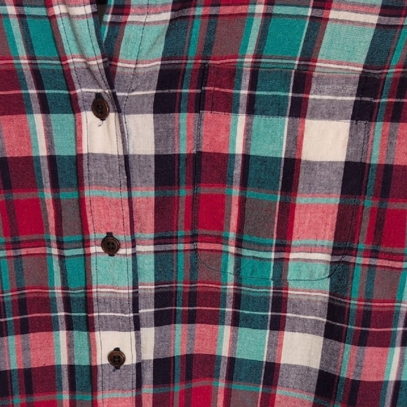 Taylor Stitch 100% Cotton Plaid Button Front Shirt - Picture 3 of 12